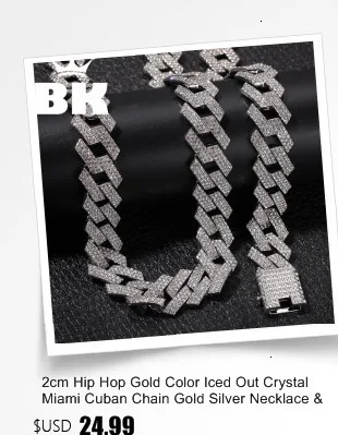 Hip Hop Fully Iced Out Bubble Extra Fine An arrow through a heart Pendant Necklace Mens&Womens Jewelry Gifts Hand Necklace