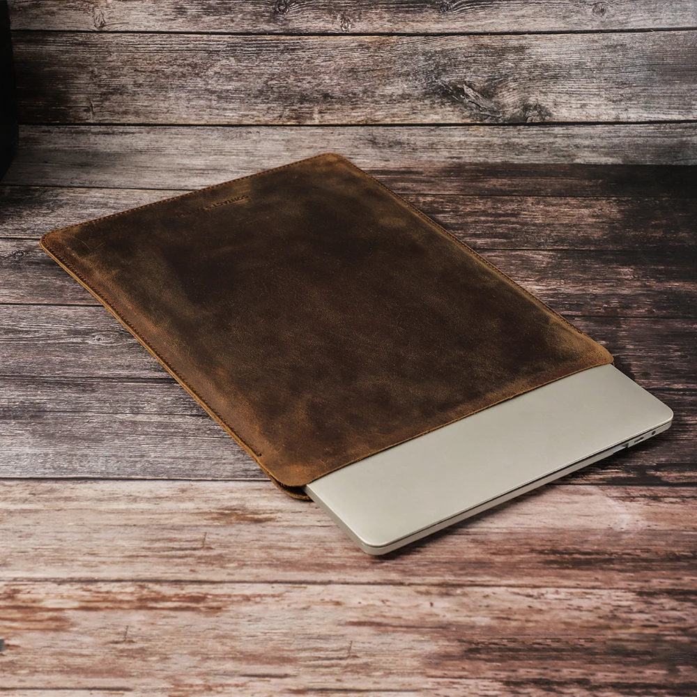 Сумка для ноутбука Macbook Pro Air 13/15 чехол из натуральной кожи защитный Ретро Чехол