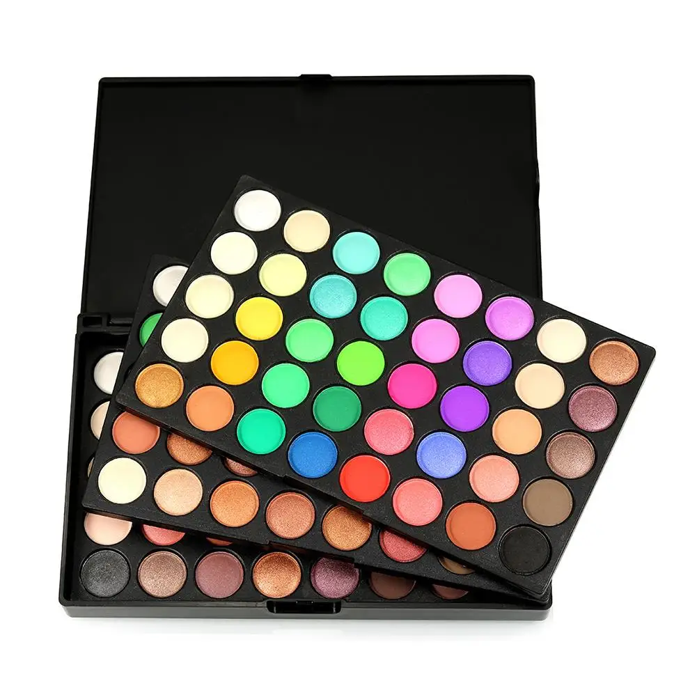 

120 Color Eyeshadow Pallete Warm Color Smoky Makeup Palette Matte Multicolor Eyeshadow Palette Lasting Professional