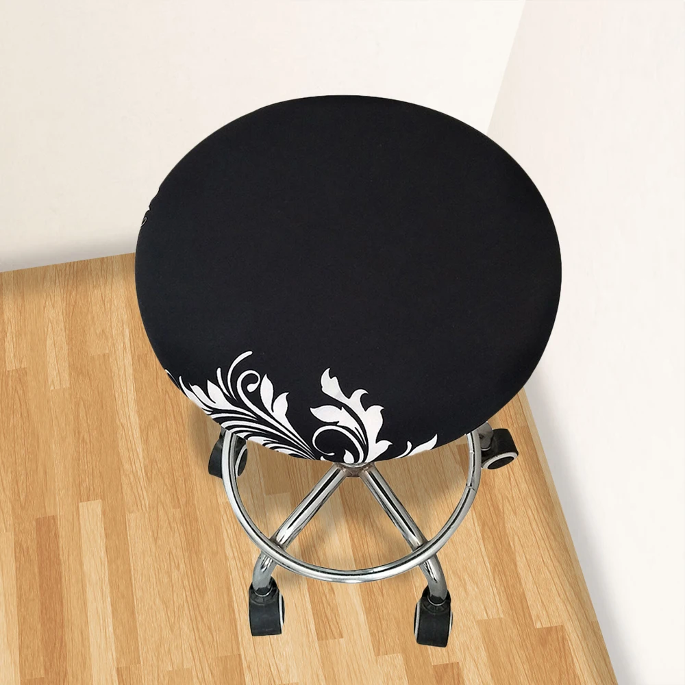 2020 круглый чехол для стула барного эластичный сиденья стул барный цветочный