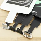 1 шт. Универсальный Android Qi беспроводной зарядный приемник Micro USB Беспроводное зарядное устройство приемный патч для телефонов MicroUSB для Iphone