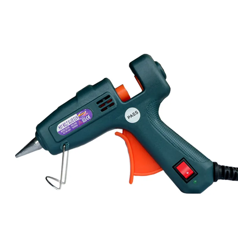 1 pcs Glue Gun 25 Вт 220 В термоплавкий клеевой пистолет мини электрический DIY горячий клеевой пистолет ручной работы ремонтный инструмент с 24 шт. клей-карандаш пистолет - Цвет: 1 pcs Glue Gun