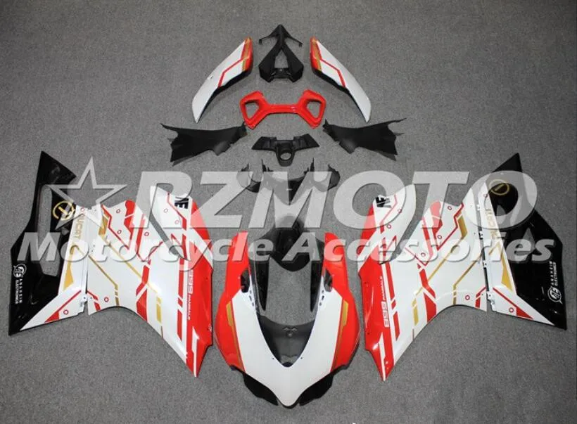 

4 бесплатные подарки Новый ABS литьевая форма обтекатели комплект подходит для Ducati 899 1199 Panigale 2012 2013 2014 12 13 14 красный черный белый