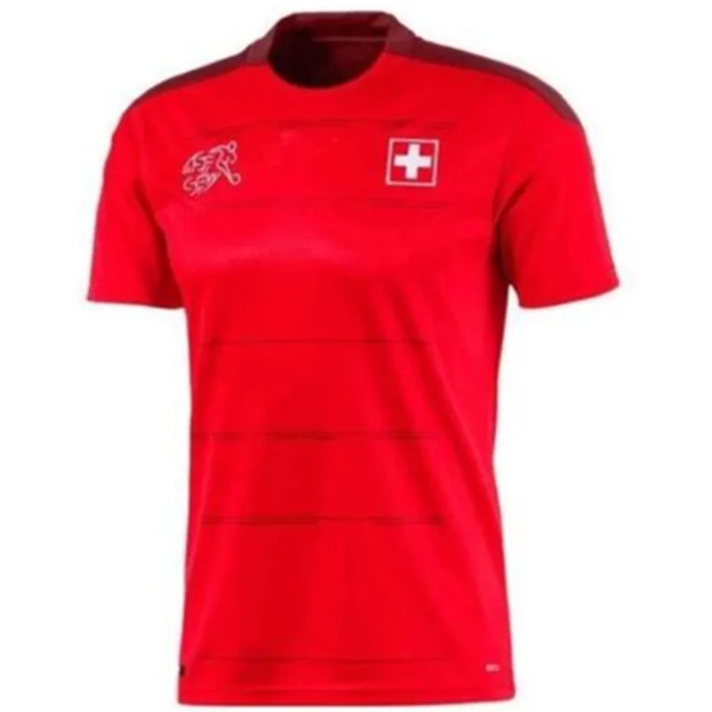 

2021 2022 Switzerland home away Soccer Jersey 21 22 SEFEROVIC FREULER SHAQIRI LANG EMBOLO BEHRAMI Swiss Red Men Football Shirt