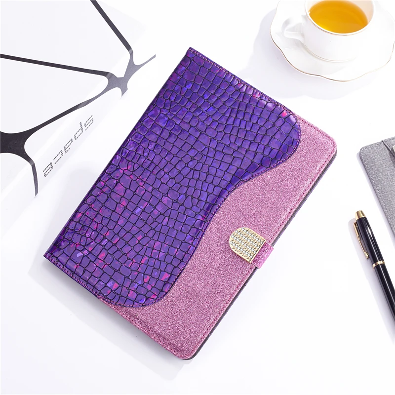 

Bling Glitter Smart Cover for iPad 10.2 2019 Leather Flip Magnetic Case for iPad 9.7" Pro 10.5 Air 3 Mini 1 2 3 4 5 Stand Covers