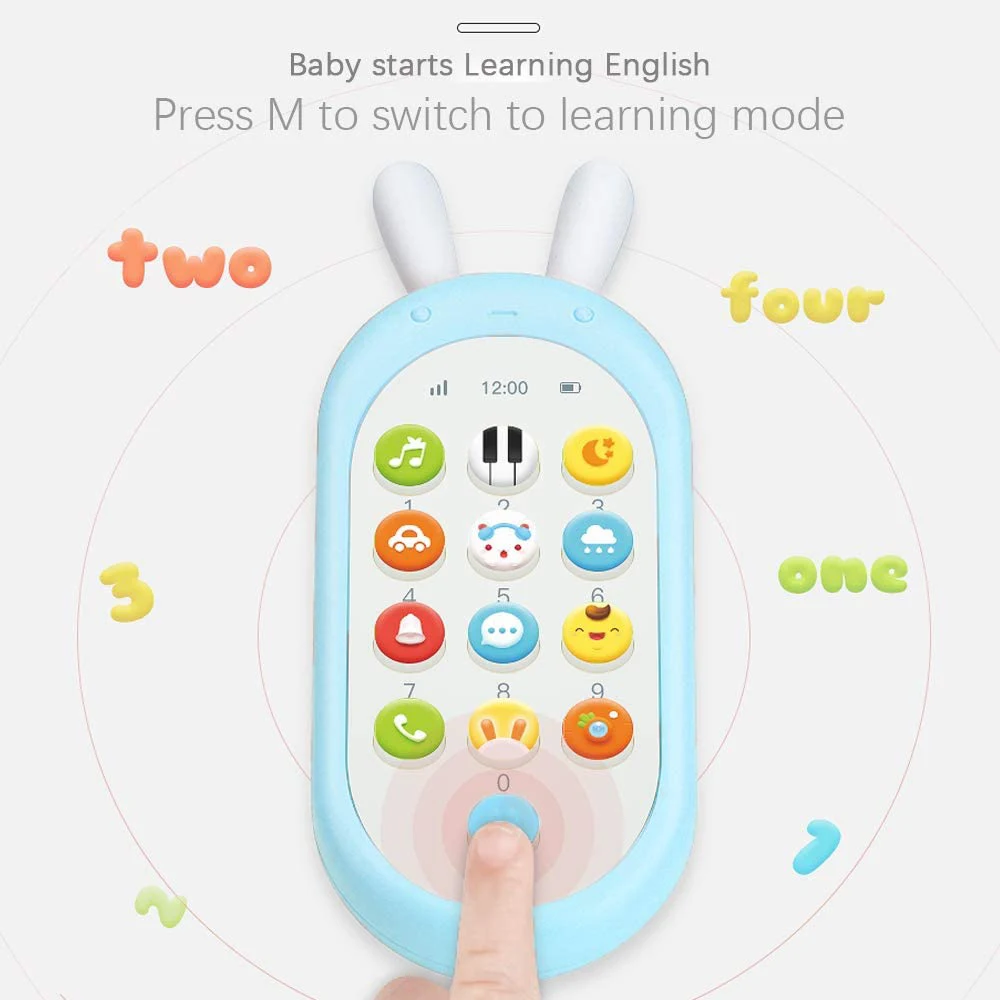 

Early Education Mobile Phone Musical Toy Baby Music Sound Machine Telephone For Infant Electronic Smart Phones Vocal Toys Gift