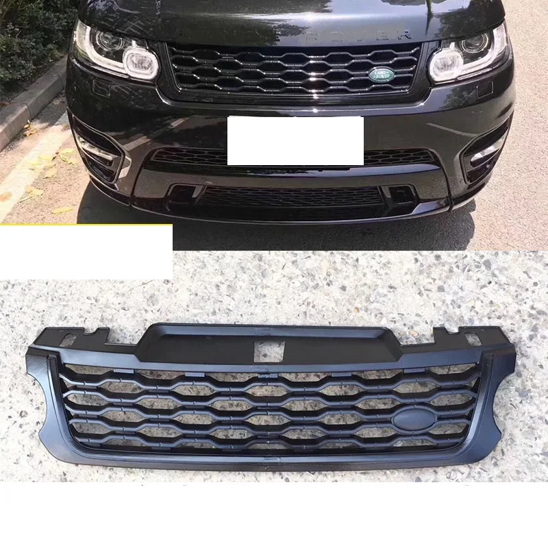 2018 vesion черный для Land Rover Range Sport 2014 2015 2016 2017 передняя решетка радиатора | Гоночные решетки -4000062617987