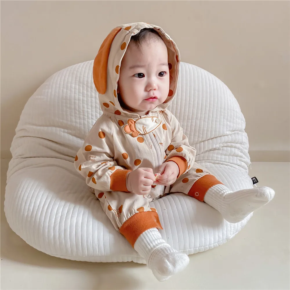 

Комбинезон детский, в горошек, на осень, 8369