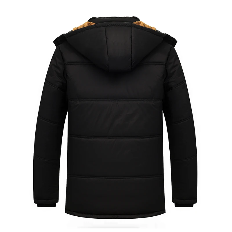 Новинка 2019 мужская куртка утепленные теплые зимние ветрозащитные куртки