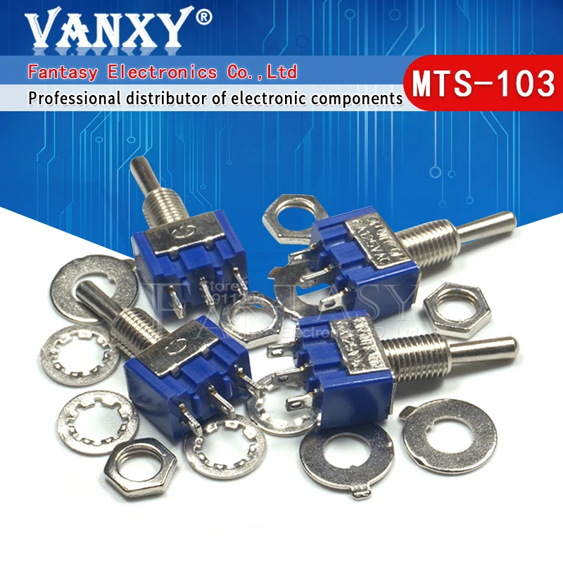 Фото 5 шт., MTS-102, MTS-103, MTS-202, MTS-203, 6A, 125 В, мини 3/6PIN, переключатели Вкл/ВКЛ/ВЫКЛ для переключения фар, двигатели №2
