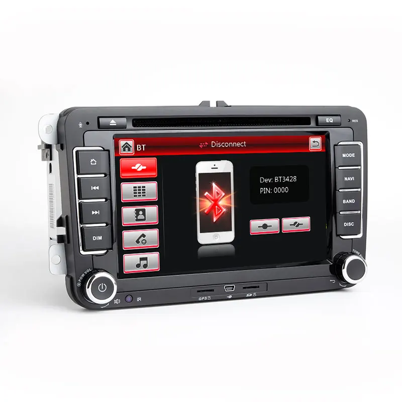 Автомобильный DVD-плеер 2Din для VW Volkswagen Passat b6 b7 Skoda Octavia Superb 2 T5 Golf 5 сиденье Polo leon радио