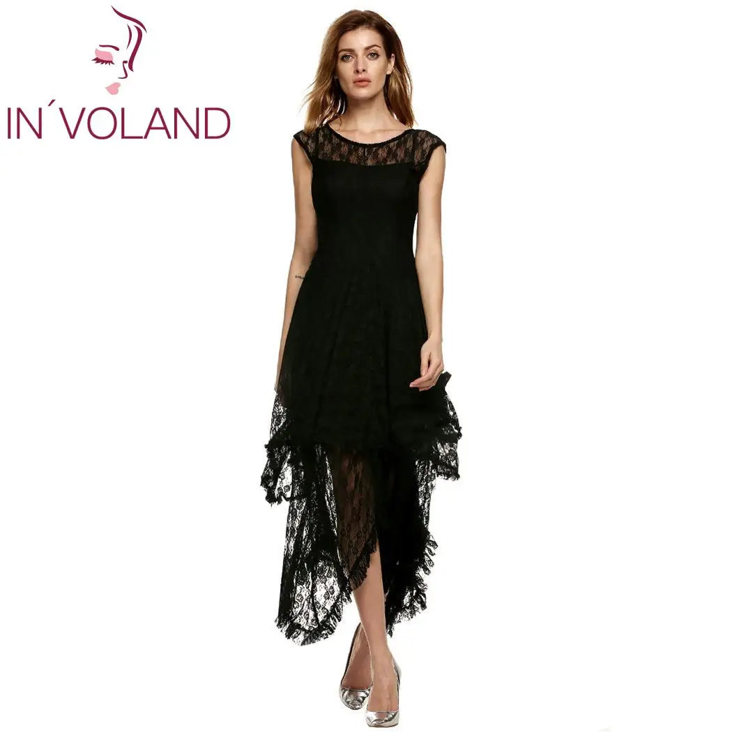 Женское пляжное длинное платье сексуальное прозрачное кружевное Двухслойное