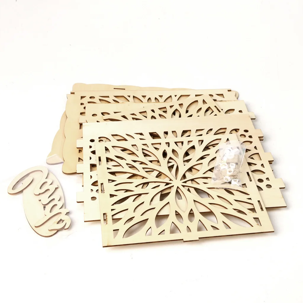 DIY фон для фотографирования свадеб карточная коробка денежный ящик подарок