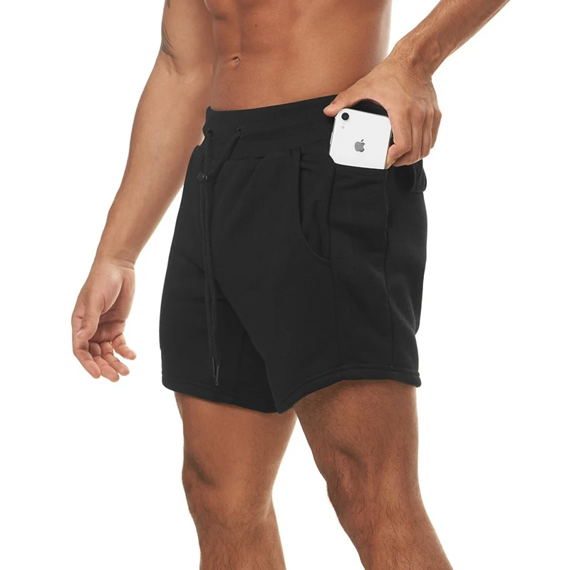 High Quality Fitness Shorts Off White-1short Summer New Cotton Shorts Men's Jogging Running Sports Shorts plus Size Exercise Gym