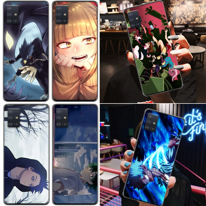 

My Hero Academia Todoroki Shouto Tomura Boku Dabi Shigaraki Bakugou Katsuki Phone Case For Samsung Galaxy A71 A51 4G 5G Cases