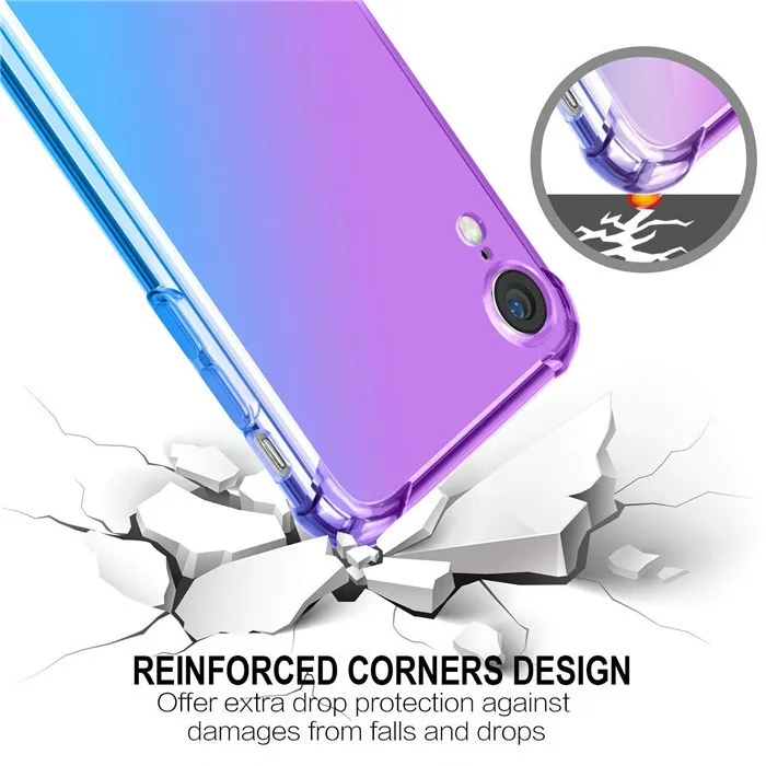 Чехол для Xiaomi Redmi Note 9s 9 Pro Max 8T 7 8 K20 7A 8A Mi Lite SE 9T 10 A3 силиконовый градиентный |