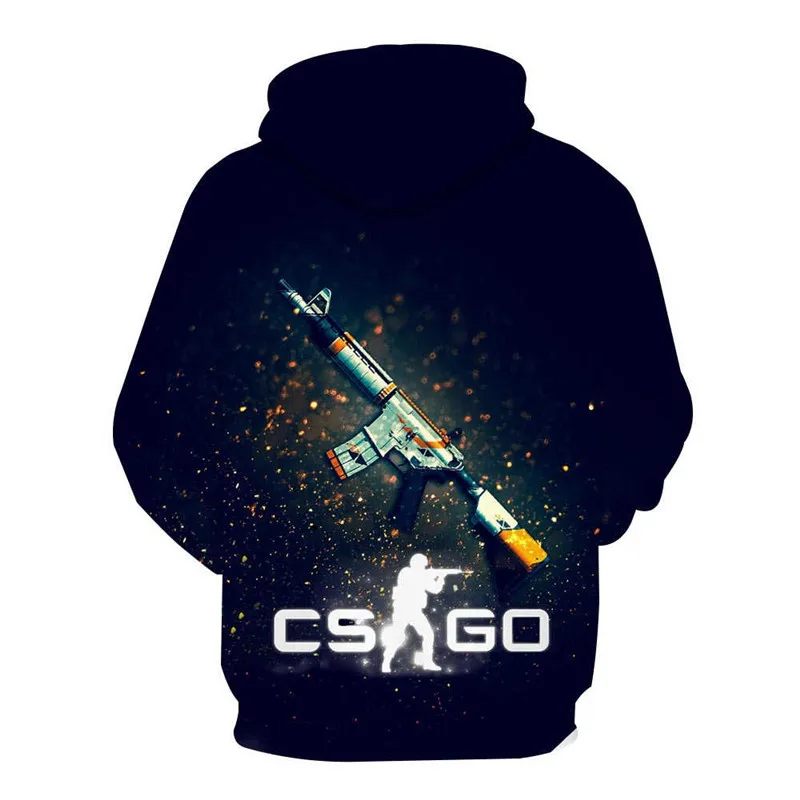 Крутая CS GO геймер Толстовка Counter Strike Global offency CSGO мужская толстовка с капюшоном, качественная брендовая одежда, забавная толстовка с 3d принтом