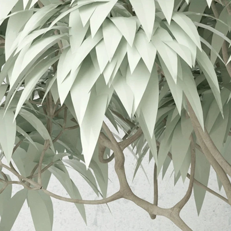 Фотография на заказ креативное зеленое большое дерево для гостиной спальни