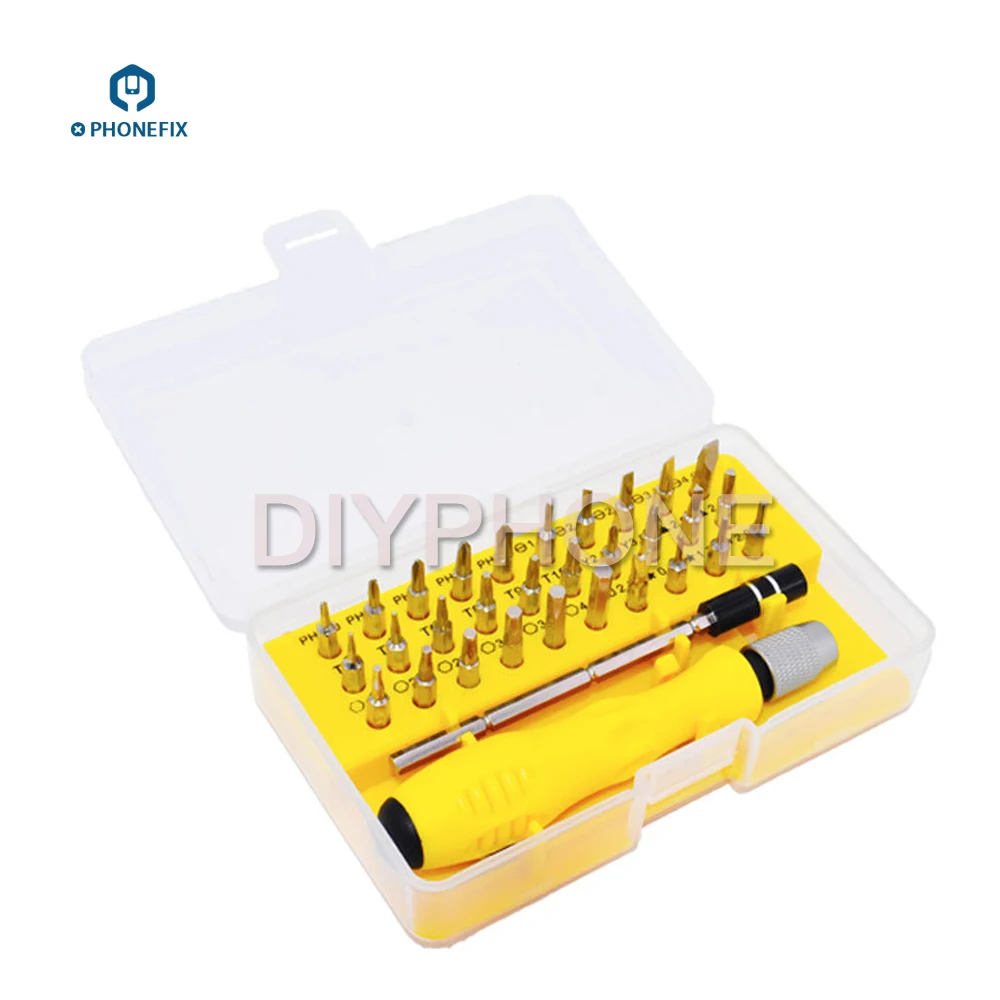 32 в 1 мобильный телефон отвертка Набор прецизионных мини магнитных отверток для