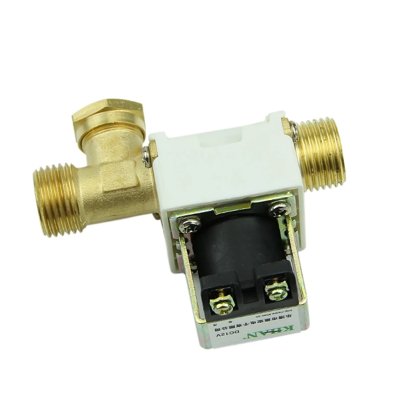 

2021 New 1/2" Electric Solenoid Valve For Water Air N/C Normally Closed DC 12V New