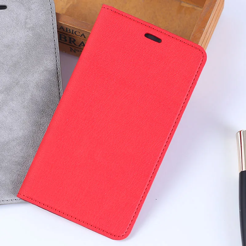 Флип-чехол для телефона для Xiaomi 5 5S 8 9 9T A1 A2 A3 Lite max3 Poco F1 из искусственной кожи для телефона Redmi 6 Note 7 7A 4 4X5 6A Pro Plus чехол - Цвет: Red