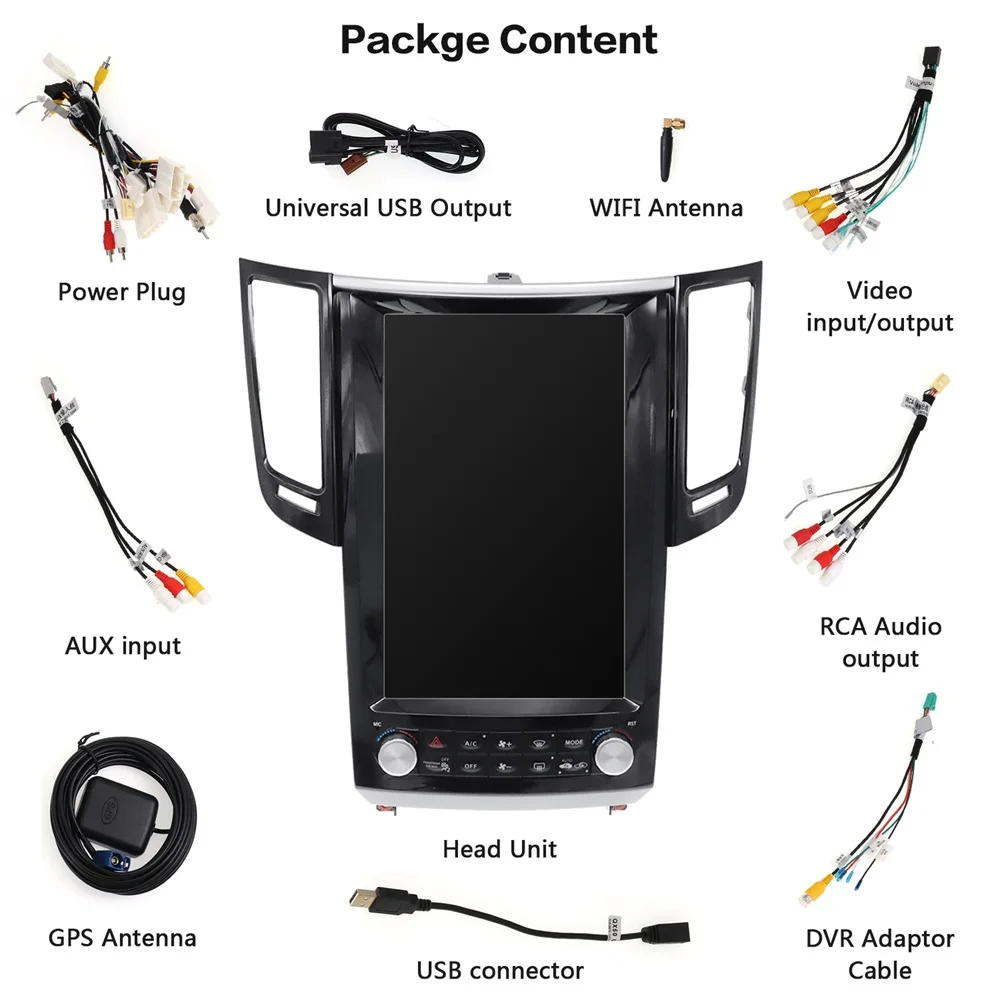 Android 8 1 64 ГБ + 4 Гб Тесла стиль Автомобильный GPS навигатор для Infiniti FX FX25 FX35 FX37 qx70