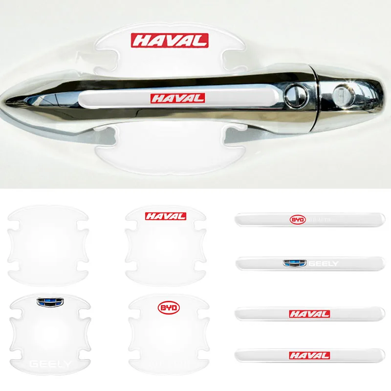 

8pcs Car Door Handle Sticker Anti-collision Strip for Seat Leon 5f 6l 1p Fr Ibiza 6j Mk1 Mk2 Mk3 Altea Alhambra Car Accessories