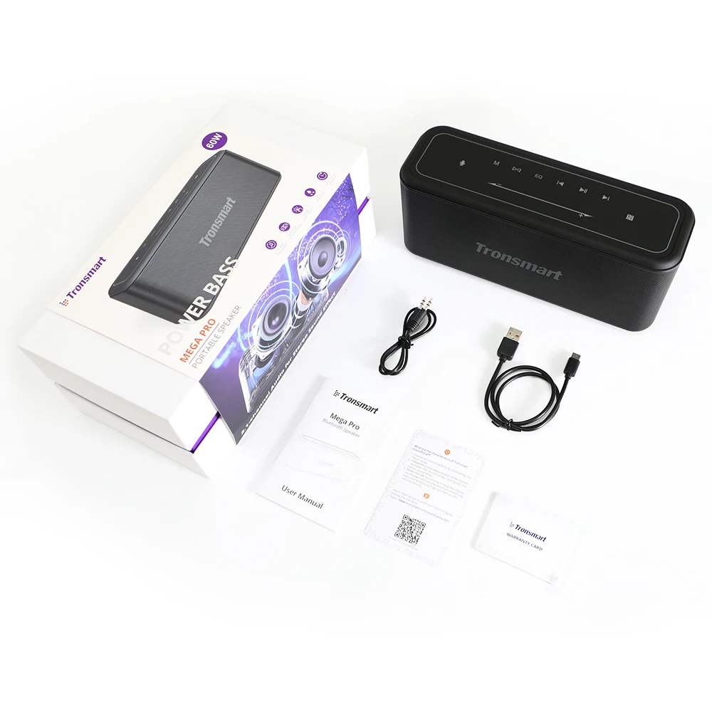 [Новинка] Tronsmart Mega PRO TWS 60 Вт NFC домашний Bluetooth колонка 10400 мАч аккумулятор умный