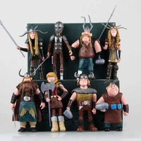 8pcsset how to train your dragon 3 figurines pvc action figures classic toys kids gift for children model toy action figures