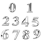 Позолоченная дверная табличка для дома, цифра, цифра, табличка, табличка для гостиницы, домашнего декора