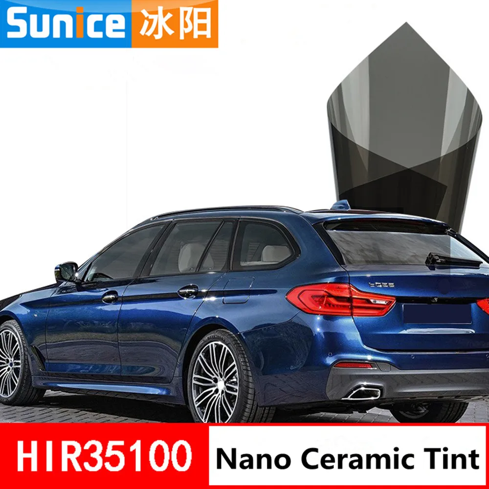 SUNICE 35%vlt Ceramic Tint Car Window Side Back(rear) Glass Tinting Roll Auto House Foils 100cmx500cm | Автомобили и мотоциклы