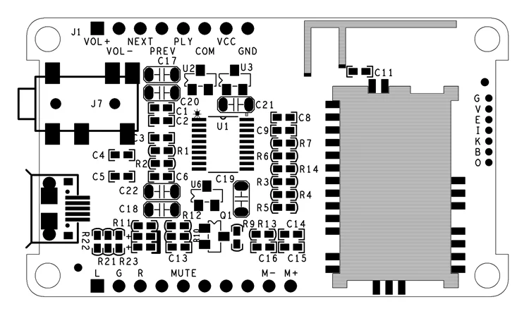 Плата цифрового усилителя CSRA64215/210 4 0 2 Bluetooth внешний ЦАП PCM5102A низкая мощность APTXLL