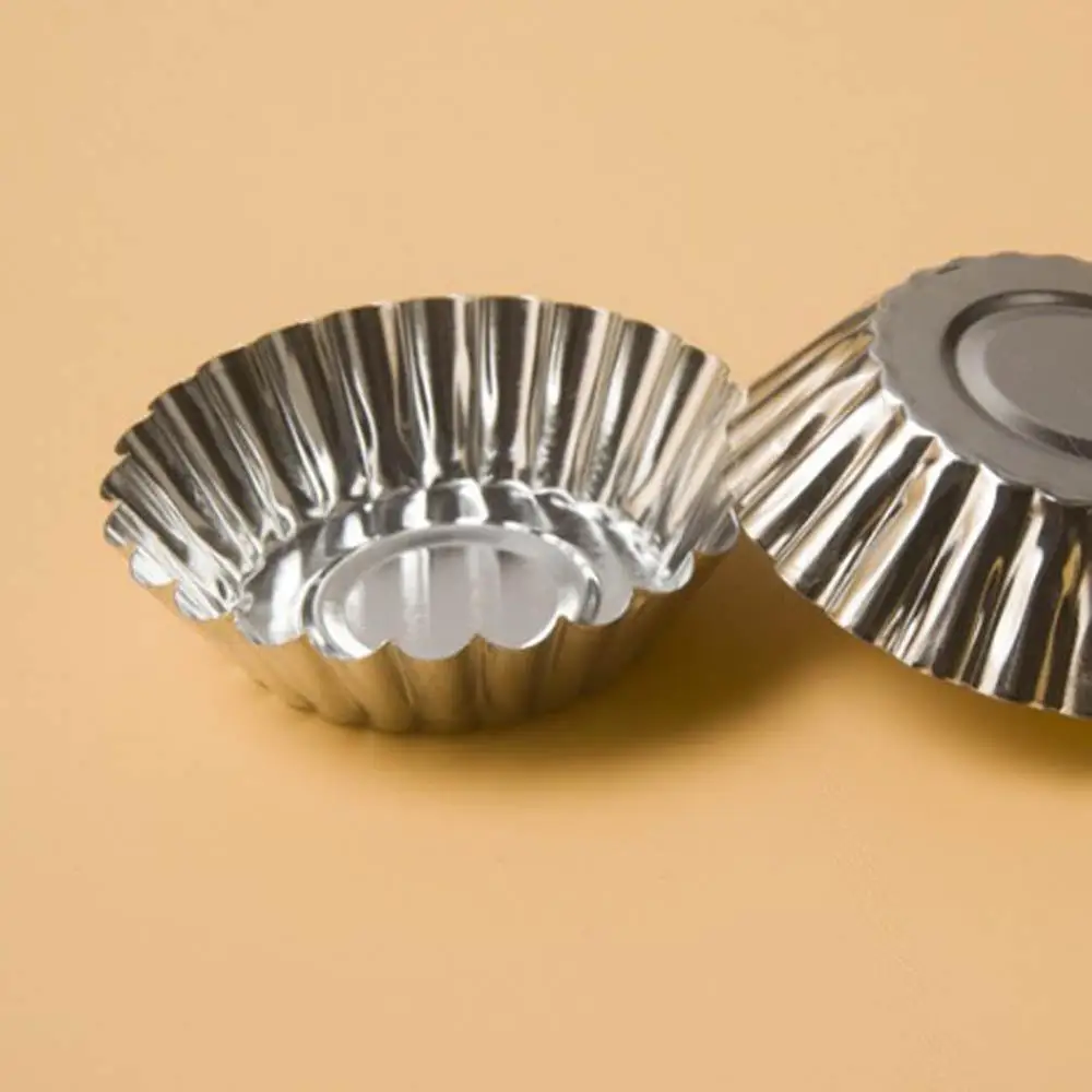 10 шт. жестяная форма для яиц диаметр 7 см антипригарная рябь пирога многоразовый