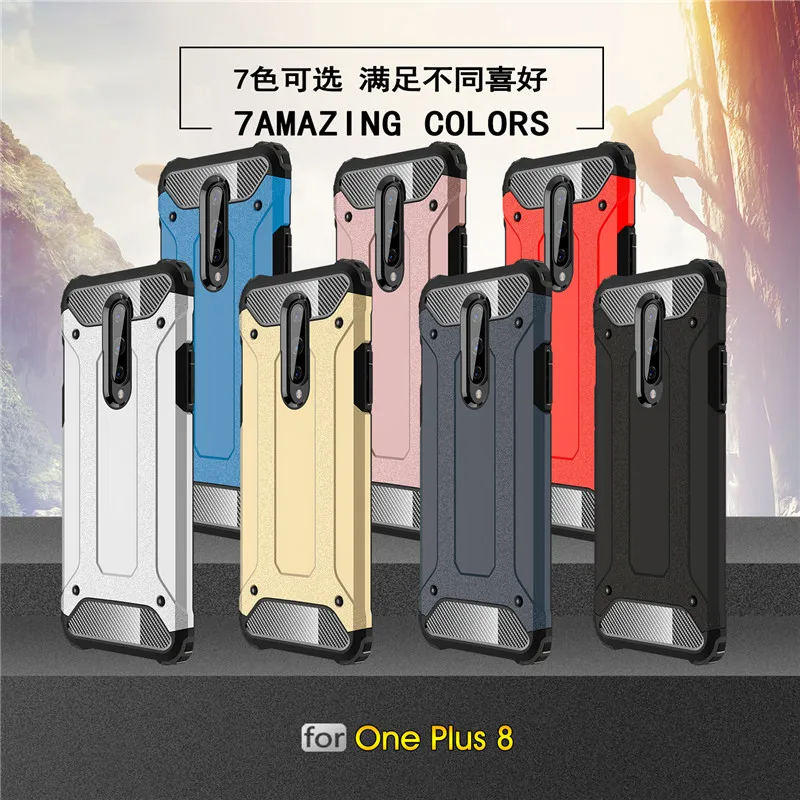 

For Oneplus 8 Case Protector Bumper Anti-knock Armor Housings Protective Back Cover For Oneplus 8 Phone Cases Funda Etui