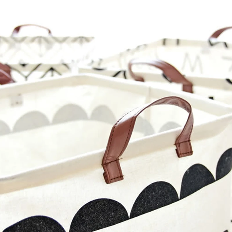 Складная корзина для белья детская игрушек Fabirc грязной одежды Домашний