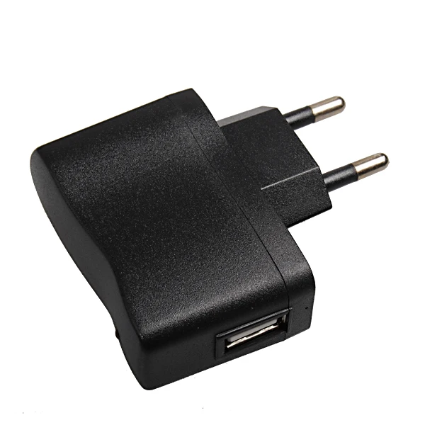 Черный удобный для путешествий ЕС штекер USB AC 100-240 В настенный адаптер зарядного устройства для сотового телефона и MP3 MP4 для зарядки питания