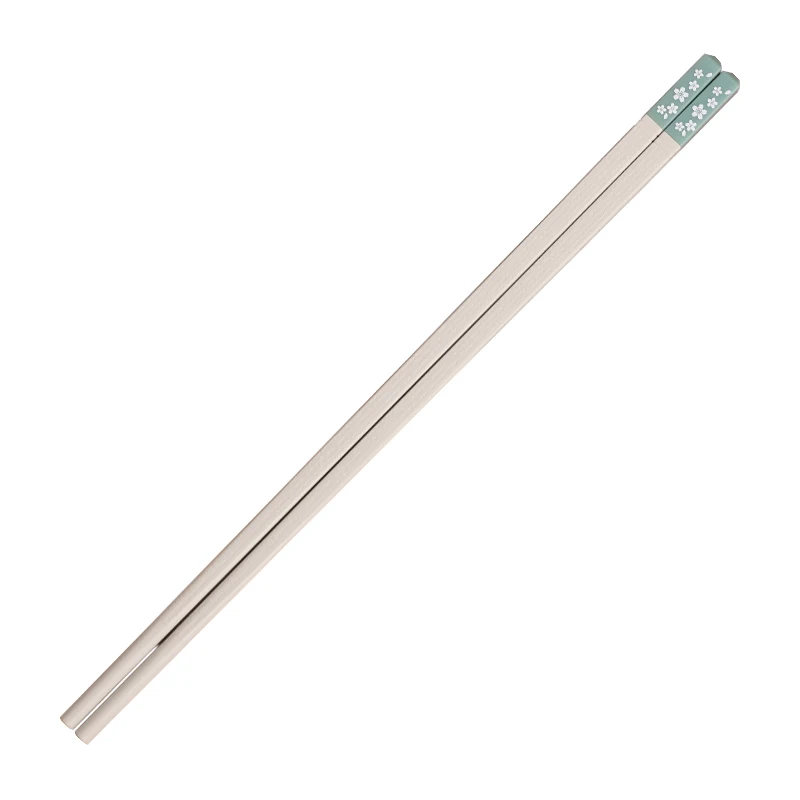 

1Pair Cherry Blossom Chopsticks White PET Sushi Fast Food Noodles Chop Sticks Tableware Kitchen Bar Supplies Party Cutlery