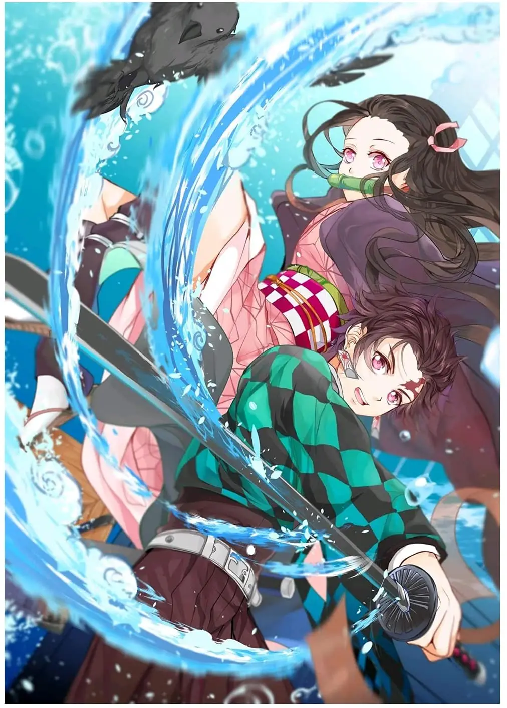 

Anime Diamond Painting Anime Diamond Art Kits for Adult & Kids, Full Drill 5D Diamond Painting Crystal Rhinestone Embroidery