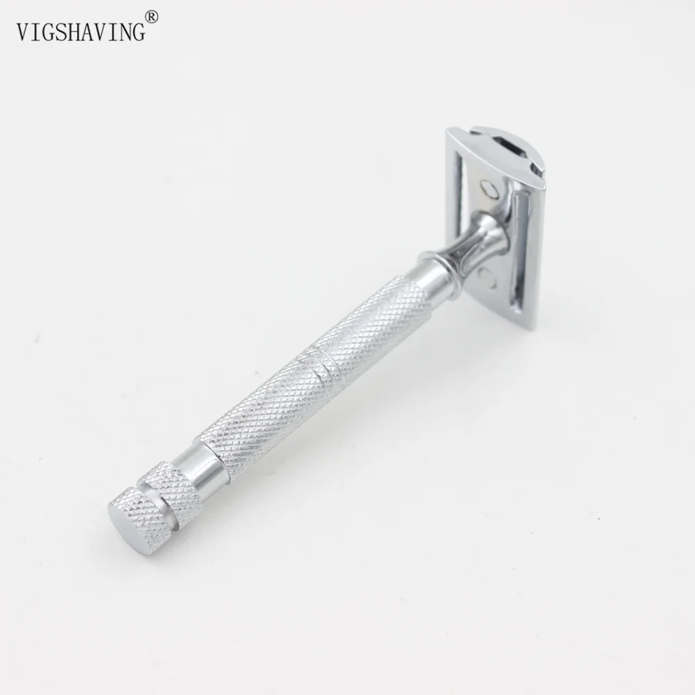 VIGSHAVING горячая Распродажа Нержавеющая сталь Double Edge Безопасность бритвы для Для