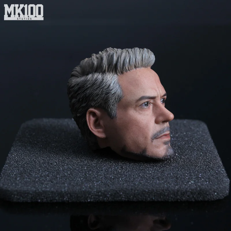 1/6 масштаб Ironman Tony Stark Young/старая голова скульптурная фигура тела DIY фигурки