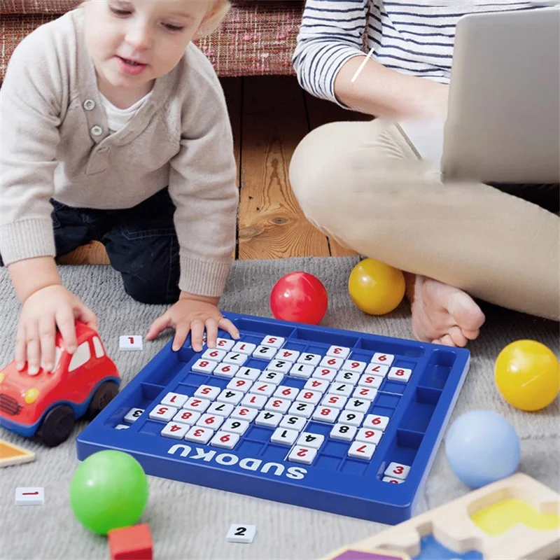 Детская развивающая игрушка-пазл судоку развитие логического мышления обучение