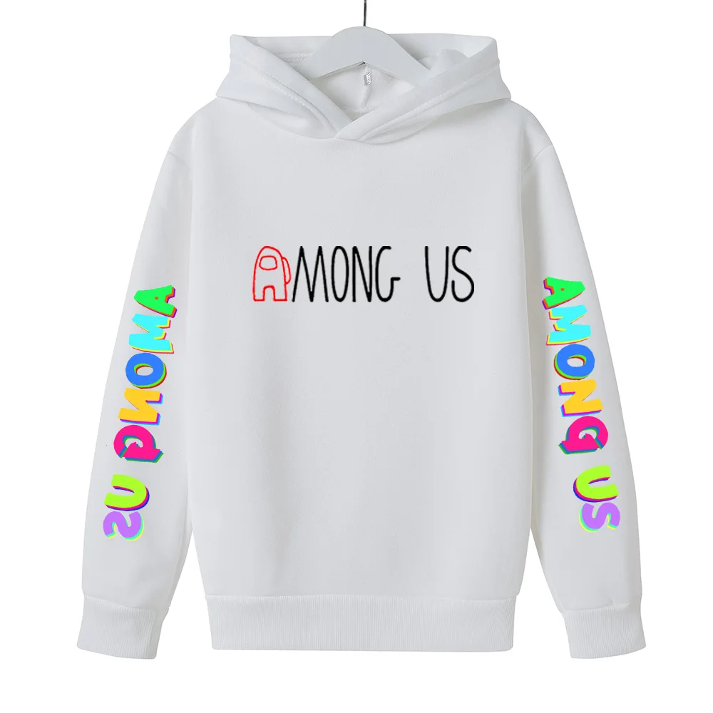 

Children's children's clothing, boys' hoodies, girls' sweatshirts, children's spring and autumn solid color printed pullover top