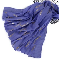 new style wheat ear bronzing cotton scarf thin section womens long scarf fashion shawl four seasons pashmina decorate outdoor