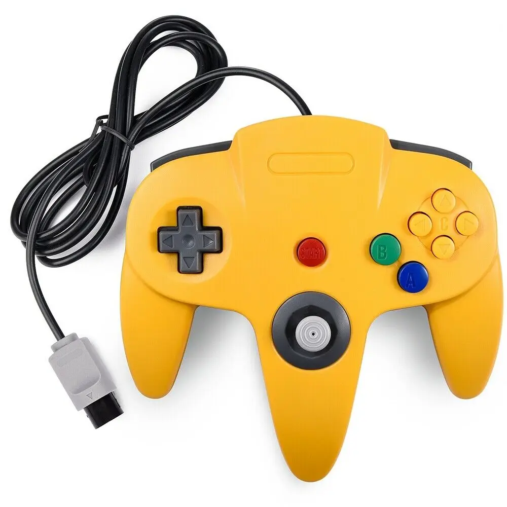 

1x 2x Long Wired Remote N64 Game Controller Analog Gaming Joystick Gamepad For N64 Video retro Game Console