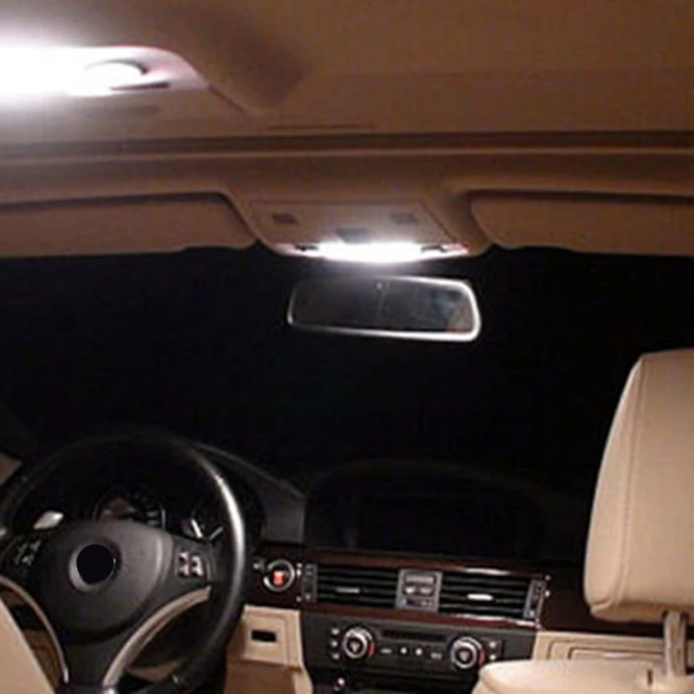 

8 PCS White LED Lamp Car Bulbs Interior Package Kit For Jeep Wrangler JK 2007-2015 Grand Cherokee Dome Trunk Light