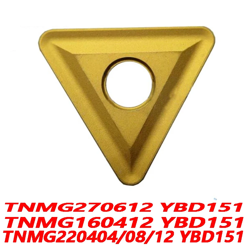 

100% Original TNMG160412 YBD151 TNMG220404 TNMG220408 TNMG220412 NMG270612 10pcs Carbide insert CNC turning blades Quality