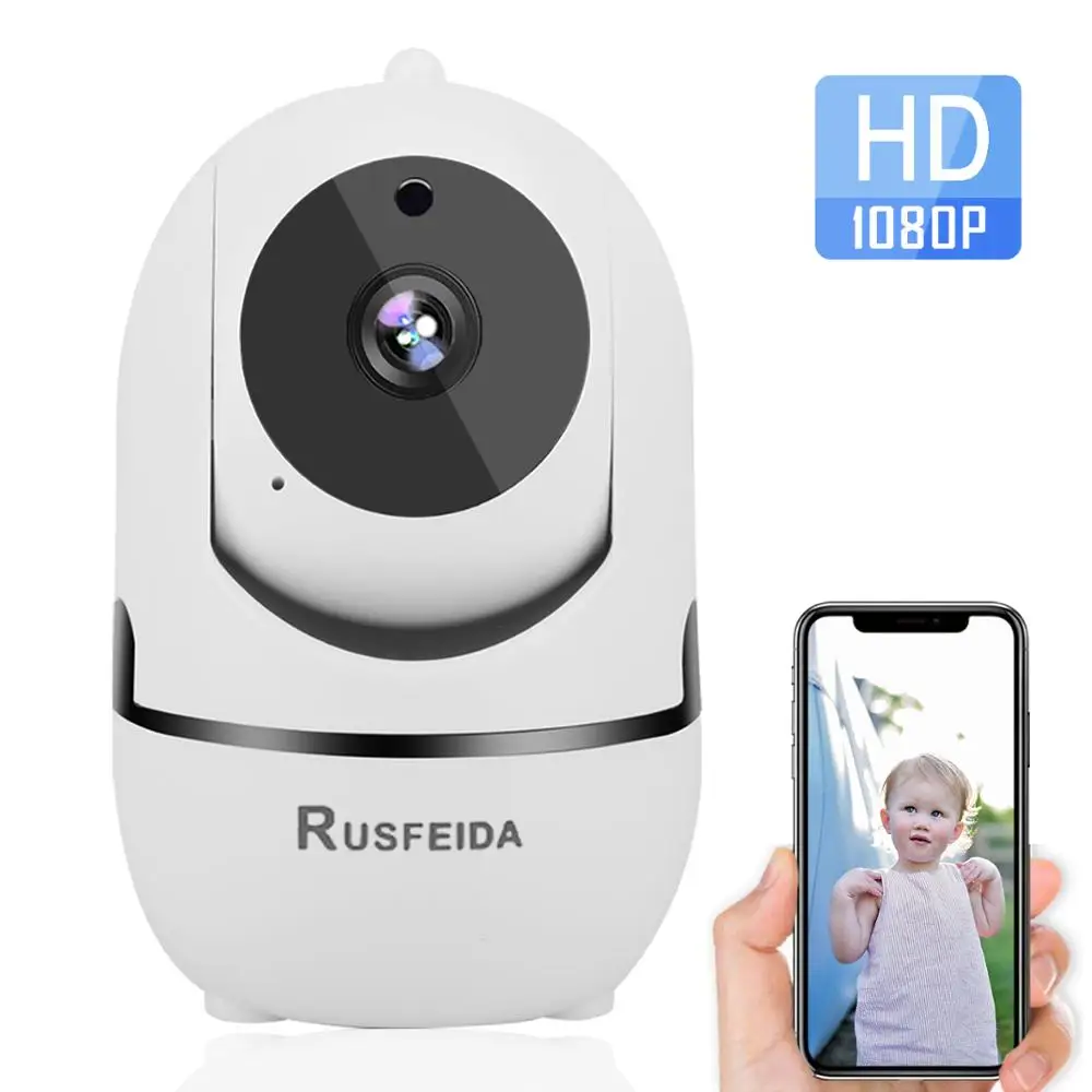 RUSFEIDA 1080P 3MP Беспроводной Wifi ip камера наблюдения с Камера домашние Смарт 2 4 ГГц