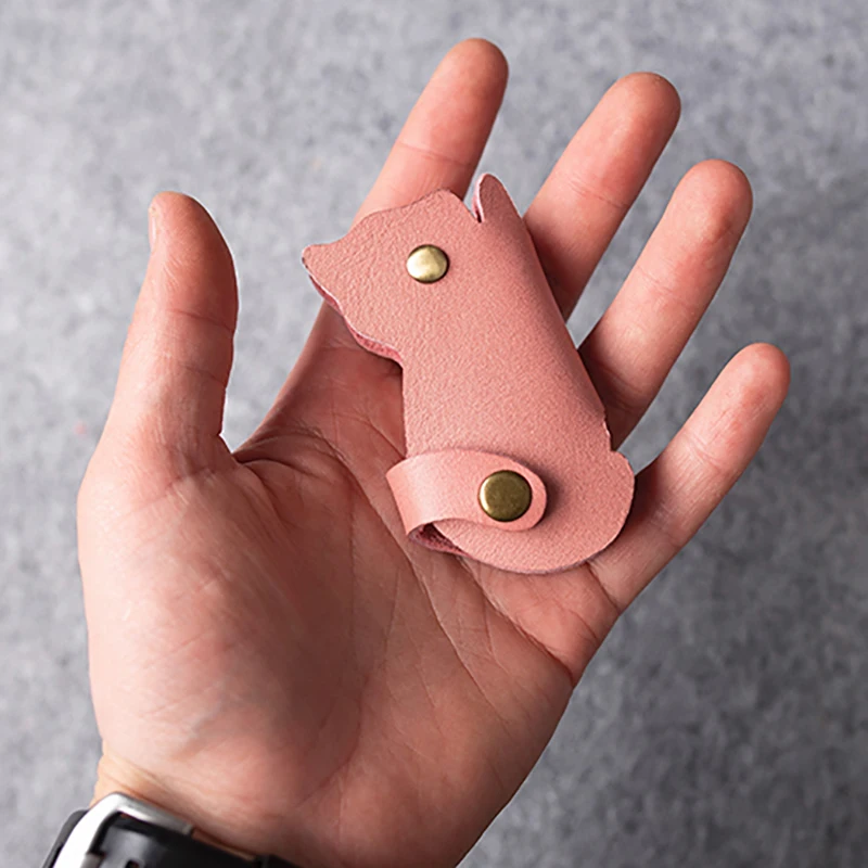 Умный брелок из натуральной кожи винтажный органайзер для ключей от дома