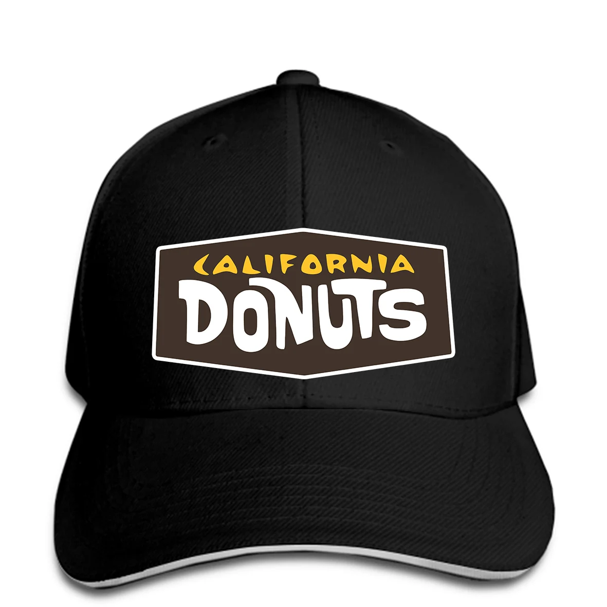 Мужская бейсбольная Кепка Пончик магазин California Donuts логотип загрузки Snapback