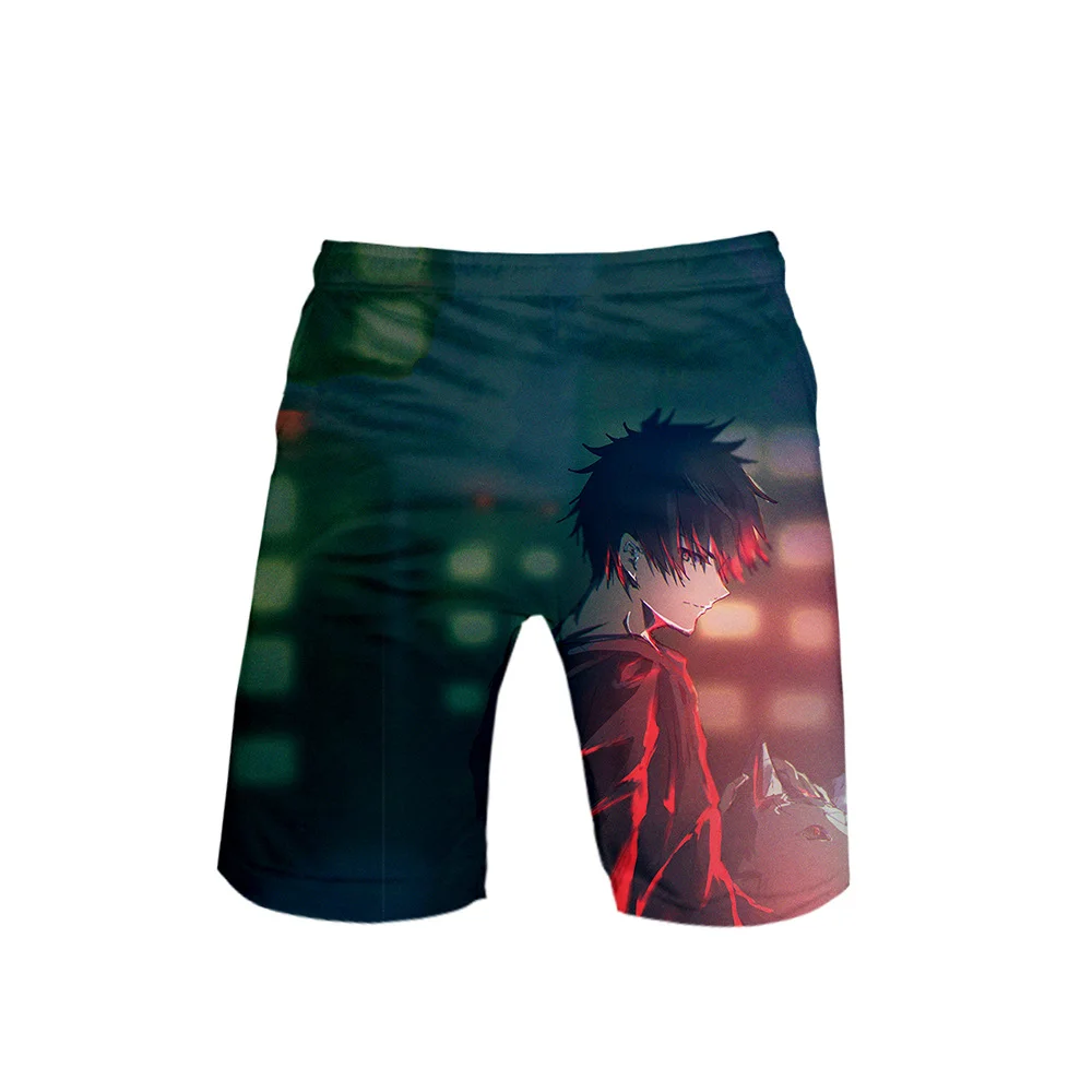

2021 New 3D printing Jujutsu Kaisen anime Pants men Shorts Swimming trunks Surf pants beach fashion casual Shorts Men clothing